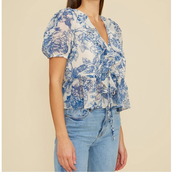 Lucy Paris Bee Ruffle top - Picture 2 of 10